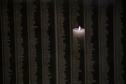 Conmemoración del Día Internacional del Recuerdo del Holocausto en Budapest, Hungría.