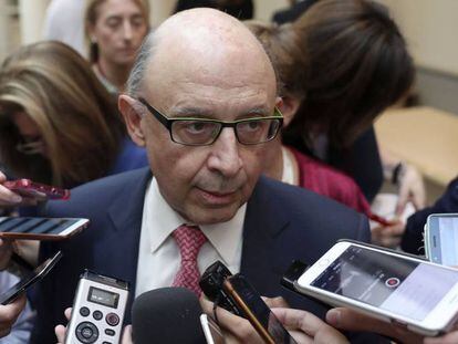 El ministro de Hacienda, Crist&oacute;bal Montoro.