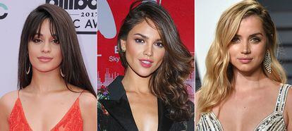 Camila Cabello, Eiza González y Ana de Armas destacan en la nueva generación latina de Hollywood.