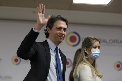 The mayor of Medellín, Daniel Quintero, in an image from last December 10.