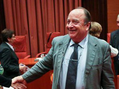 Josep Abell&oacute;, ayer en la Comisi&oacute;n de Sanidad del Parlament.