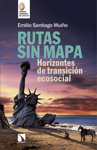 "El pensamiento ecologista está sufriendo una fuerte bajamar. Durante las décadas pasadas, los problemas medioambientales y los debates intelectuales asociados a ellos llegaron a ocupar un lugar privilegiado en la agenda pública global. En cambio, desde el inicio de la crisis económica, el ecologismo ha desaparecido abruptamente tanto de los discursos políticos como de los escaparates de las librerías. Rutas sin mapa aspira a invertir las tornas y convertir los desafíos medioambientales en el eje de las dinámicas contemporáneas de cambio social, recogiendo el testigo de autores como José Manuel Naredo o Ramón Fernández Durán". Por CÉSAR RENDUELES