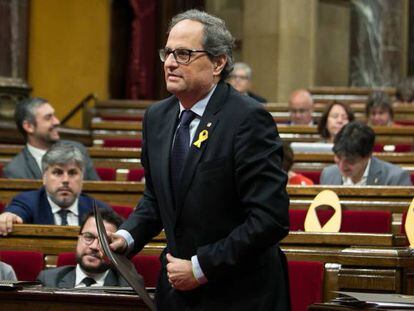 Quim Torra, presidente de la Generalitat