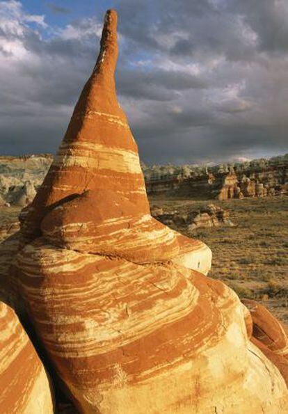 'Hoodoo' en el Desierto Pintado, Arizona (EE UU).