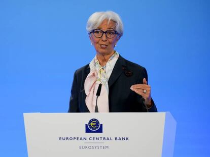 Chirstine Lagarde, presidenta del BCE