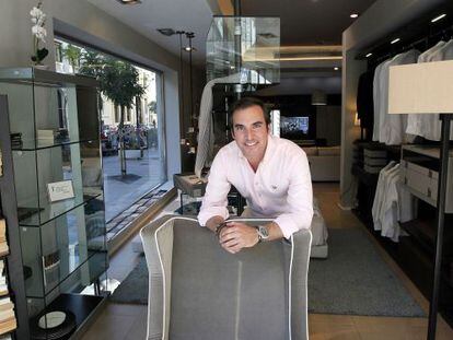 Carlos Toledano, director de Banni, en la tienda de Madrid.