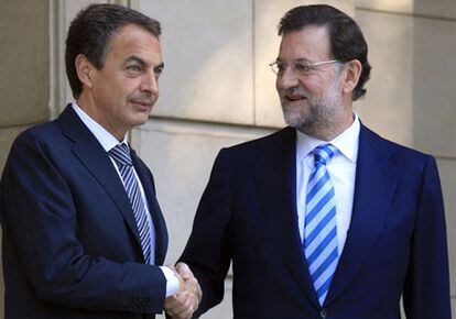 José Luis Rodríguez Zapatero y Mariano Rajoy.