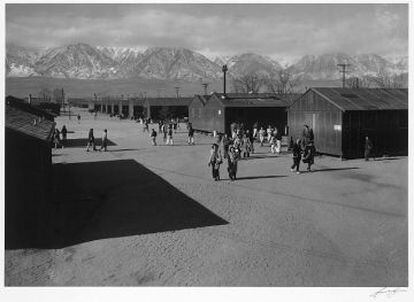 El campo de concentración de Manzanar, California, en 1943.