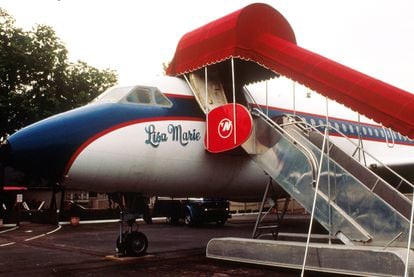 El avión privado de Elvis, un Convair 880, al que llamó 'Lisa Marie' en homenaje a su hija.