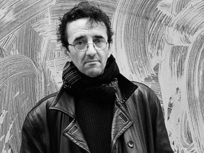 El poeta y novelista chileno Roberto Bolaño, en 2003 en París.