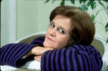 Retrato de la actriz Chus Lampreave, fallecida hoy lunes en Almería, del 15 de enero de 1989. La intérprete ligó su carrera sobre todo a películas de Pedro Almodóvar.