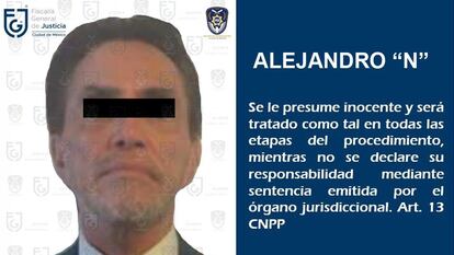 La fiscalía publicó la ficha Alejandro "N", acusado de violencia familiar y abuso sexual.