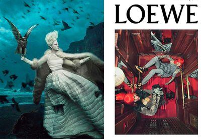 Annie Leibovitz firma la campaña o-i 2015 de Moncler y Steven Meisel la de o-i 2018 de Loewe.