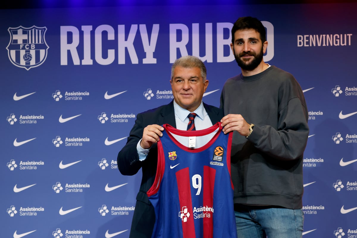 Ricky Rubio, en la presentación de su regreso al Barcelona: “Lo que fui al Barça no fue fácil” |  Baloncesto |  Deportado