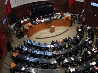 El pleno del Senado, en Ciudad de México, el pasado 17 de octubre.