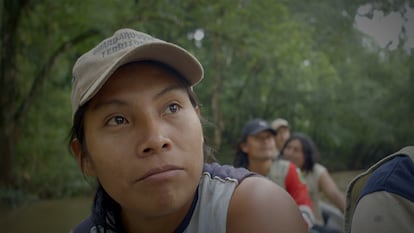 Armando John Mcrea, guardabosque Rama, en un cuadro del documental 'Patrullaje' (2023).