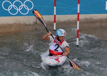 Maialen Chourraut, en los Juegos de Londres