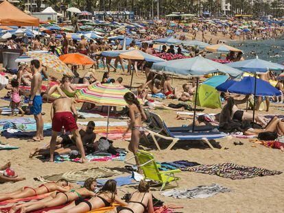 Una imagen de la playa de Lloret de Mar.