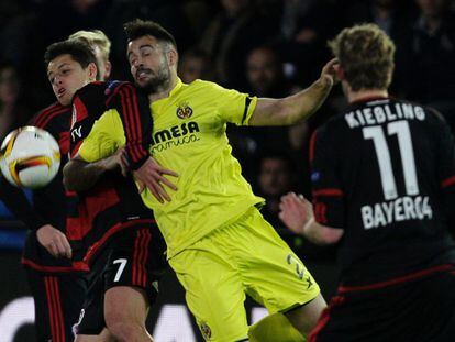 Chicharito no pudo marcar ante el Villarreal. 