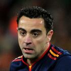 JOHANNESBURG, SOUTH AFRICA - JULY 11: Xavi Hernandez of Spain passes the ball during the 2010 FIFA World Cup South Africa Final match between Netherlands and Spain at Soccer City Stadium on July 11, 2010 in Johannesburg, South Africa. (Photo by Clive Rose/Getty Images)