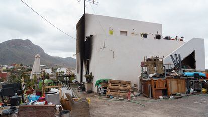 La vivienda situada en Valle de San Lorenzo, en el municipio tinerfeño de Arona, donde ha ocurrido el suceso.