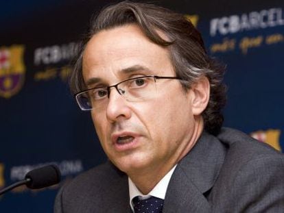 Xavier Faus, vicepresident del Barça, en una foto d'arxiu.