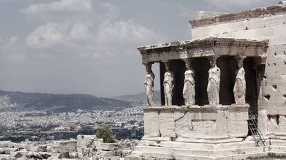 La capital griega, Atenas, vista desde la Acrópolis.
