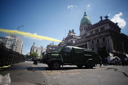 Dispositivo de seguridad en Buenos Aires durante la cumbre del G-20.