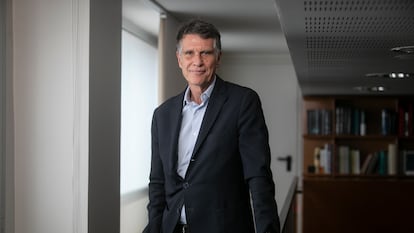 Jaume Guardiola, en la sede de la institución.