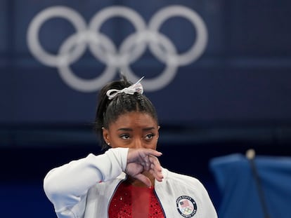 La deportista Simone Biles.