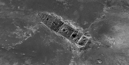 El 'mapa' del fondo marino donde naufragó el 'Titanic' se realizó en 2012 a través de un sónar y está compuesto por más de 100.000 fotos. 