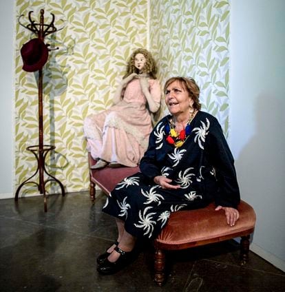 Paula Rego en la Casa das Histórias, el museo dedicado a su obra en Cascais (Portugal) en 2016.