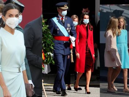 Los ‘looks’ de la reina Letizia en la Fiesta Nacional