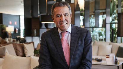 El abogado Fernando Osuna fotografiado en el hotel Los Galgos de Madrid. 