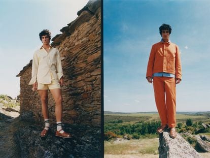 Ropa de trabajo y las sandalias de su infancia: así es la primera colección para Zara del artesano Javier S. Medina 