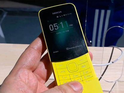 Así son en vivo los móviles Nokia del MWC 2018, incluido el Nokia 8810 4G