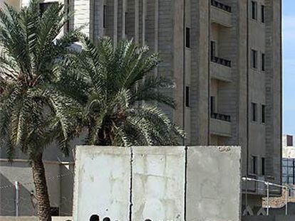 Instituto de investigación donde se produjo el secuestro ayer en Bagdad.