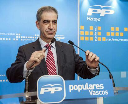 El portavoz del PP vasco ofrece un acuerdo de estabilidad presupuestaria al Gobierno de Iñigo Urkullu (PP)