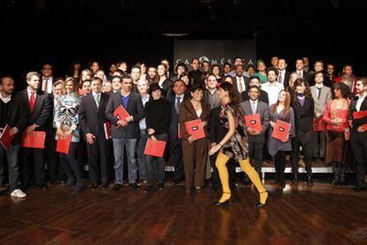 Presentación del libro <i>100 latinos Madrid 2009-2010 </i>en Casa América.