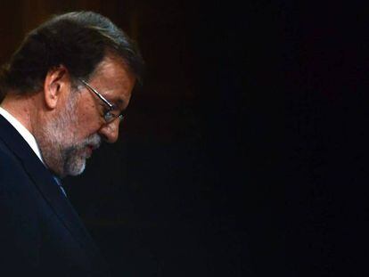 Mariano Rajoy, aquest dimecres, al Congrés.