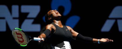 Serena Williams, durante un partido del último Open de Australia.