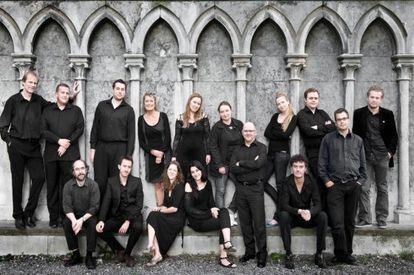 Los miembros del Collegium Vocale Gent.