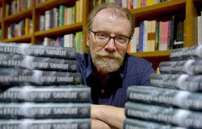 El escritor George Saunders, en una librería de Florida en febrero de 2017.