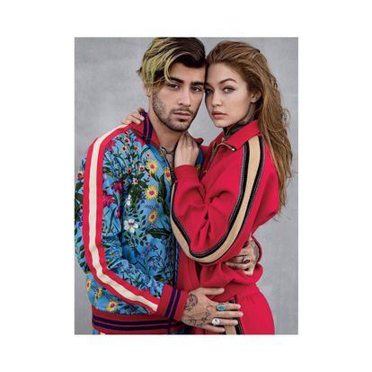 Zayn Malik y Gigi Hadid, en la edición estadounidense de 'Vogue'.