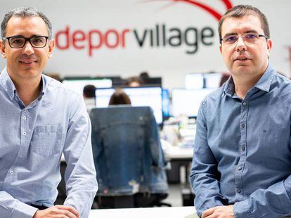 Xavier Pladellorens y Ángel Corcuera, cofundadores de Deporvillage