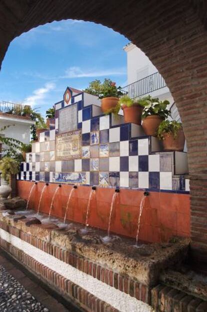 La fuente y lavadero del Chorro, en Istán