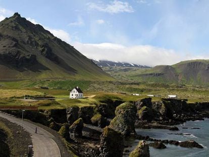 Un paisaje de Islandia.