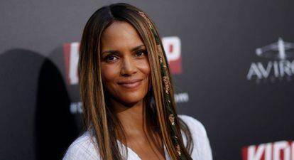 La actriz Halle Berry en la presentación de su nueva película 'Kidnap' en Los Ángeles, el pasado 31 de julio.