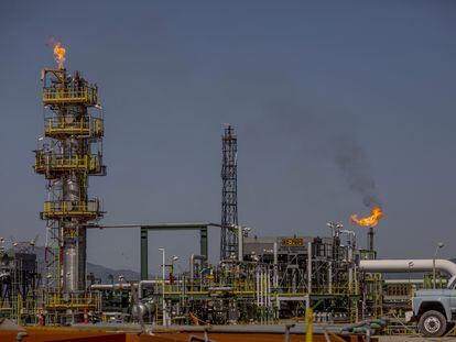 Una refinería de Pemex, en el Estado de Hidalgo.