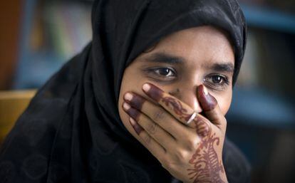 Rubi Adam, de 17 años, fue obligada a casarse cuando tenía 13. Tras 22 días secuestrada y golpeada por su marido, se escapó y divorció.